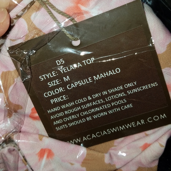 New acacia capsule mahalo yelapa M bikini top rare - Picture 8 of 10